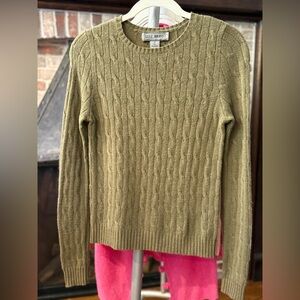 Olive Cable Knit Sweater